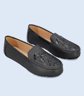 Comfort Moccasins for Women - BW8598 BLACK