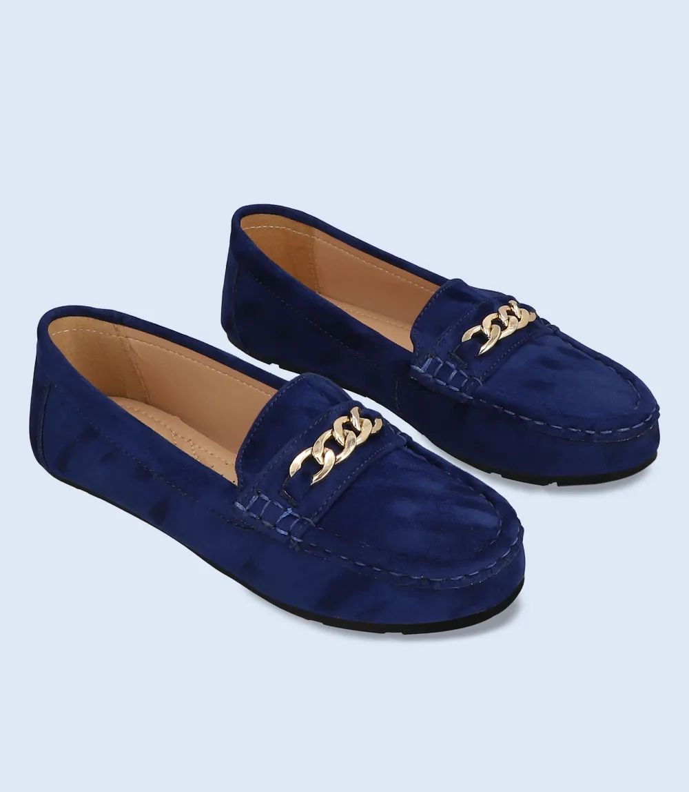 Comfort Moccasins for Women, BW8885-NAVY