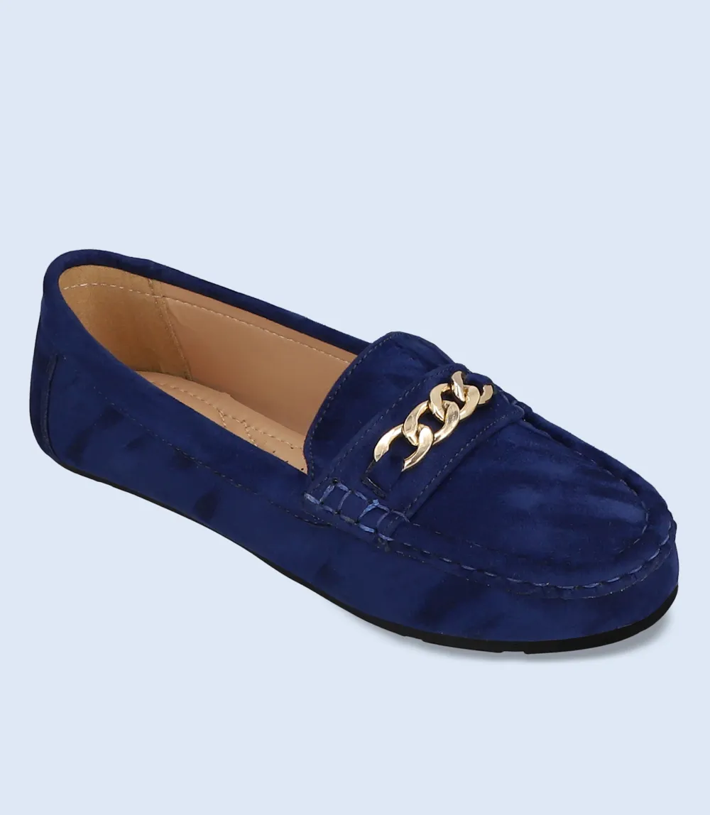 Comfort Moccasins for Women, BW8885-NAVY