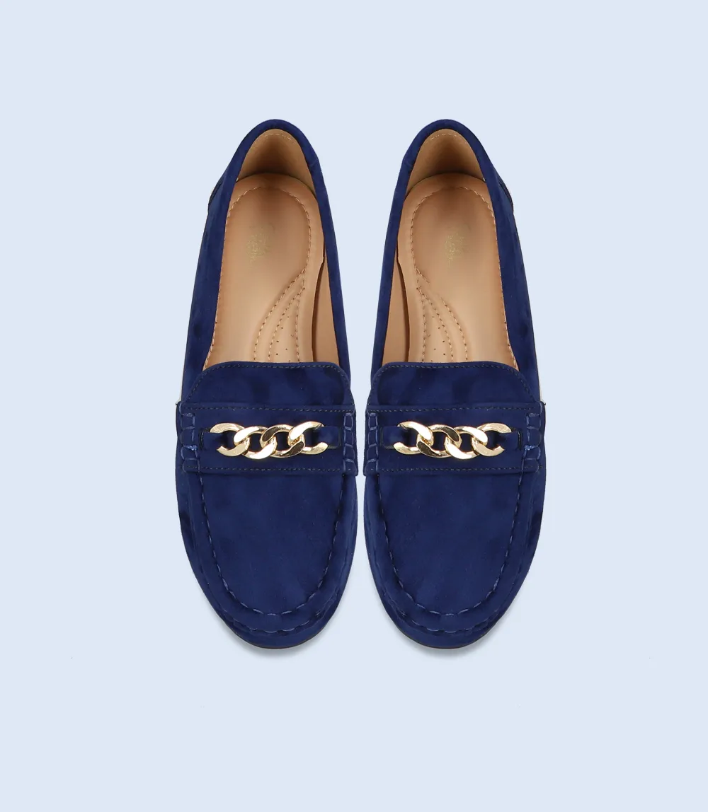 Comfort Moccasins for Women, BW8885-NAVY