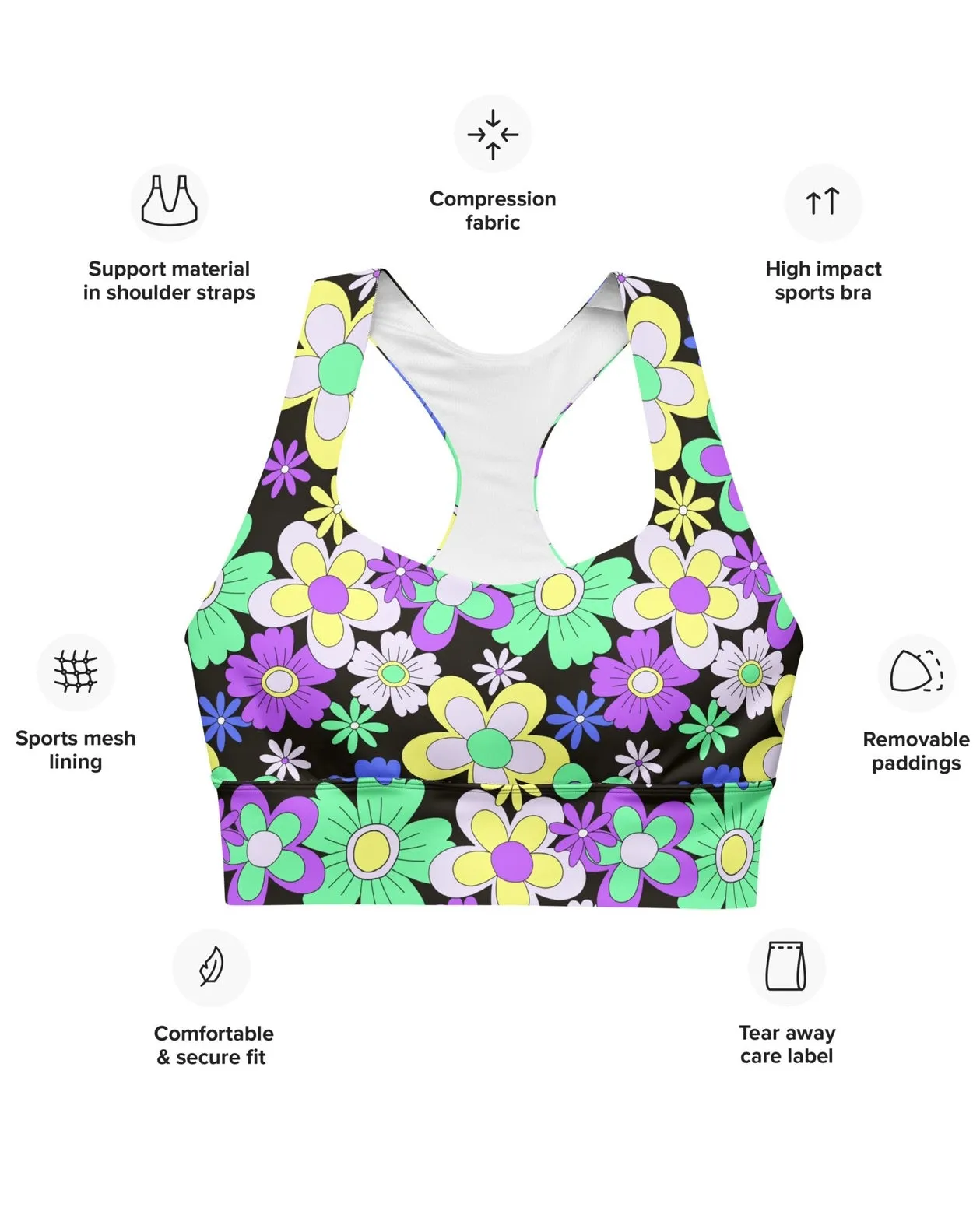 Crazy Daisy Longline Top