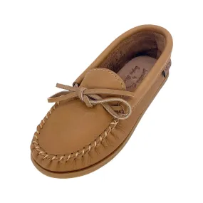 Crepe Sole Moose Hide Leather Moccasins for Women