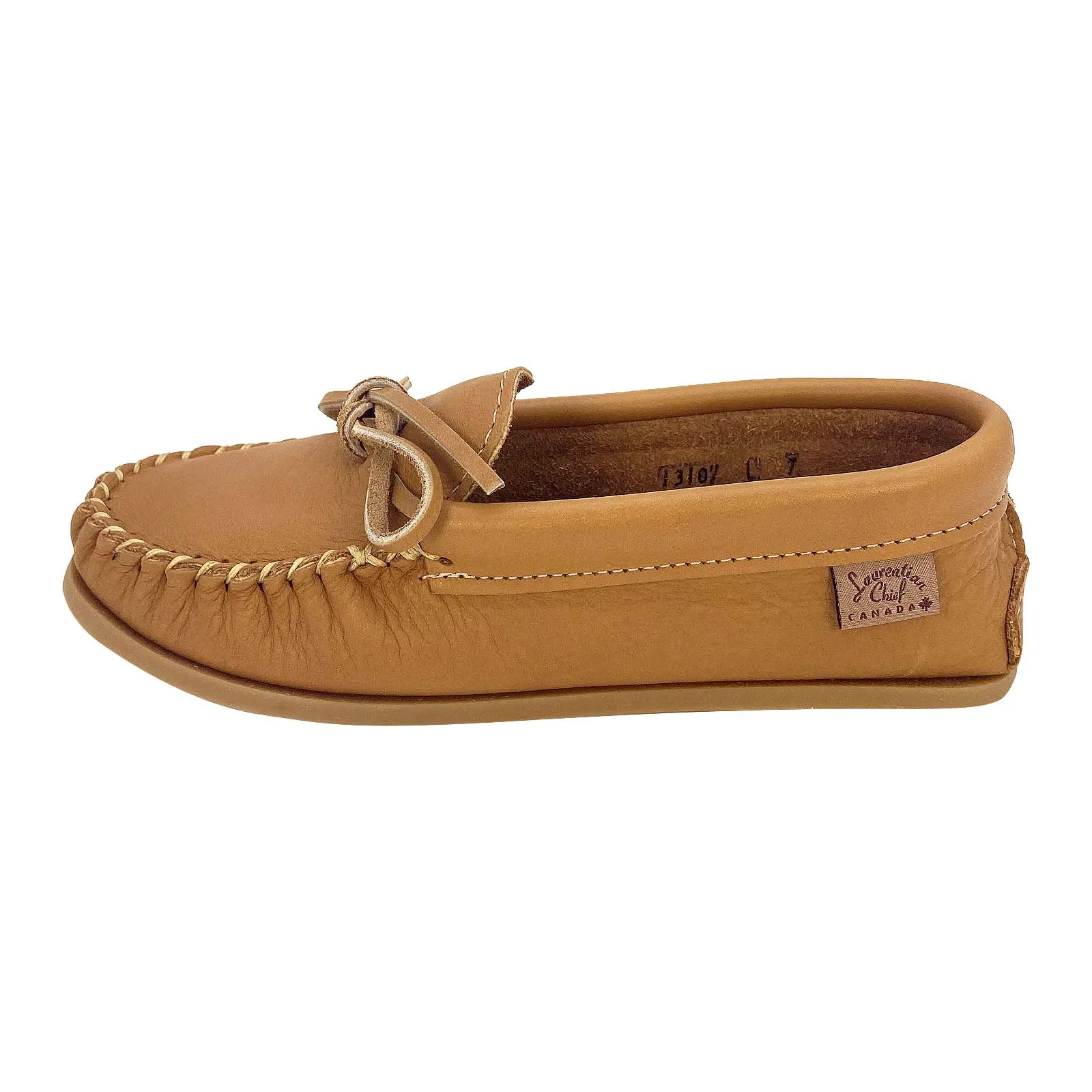 Crepe Sole Moose Hide Leather Moccasins for Women