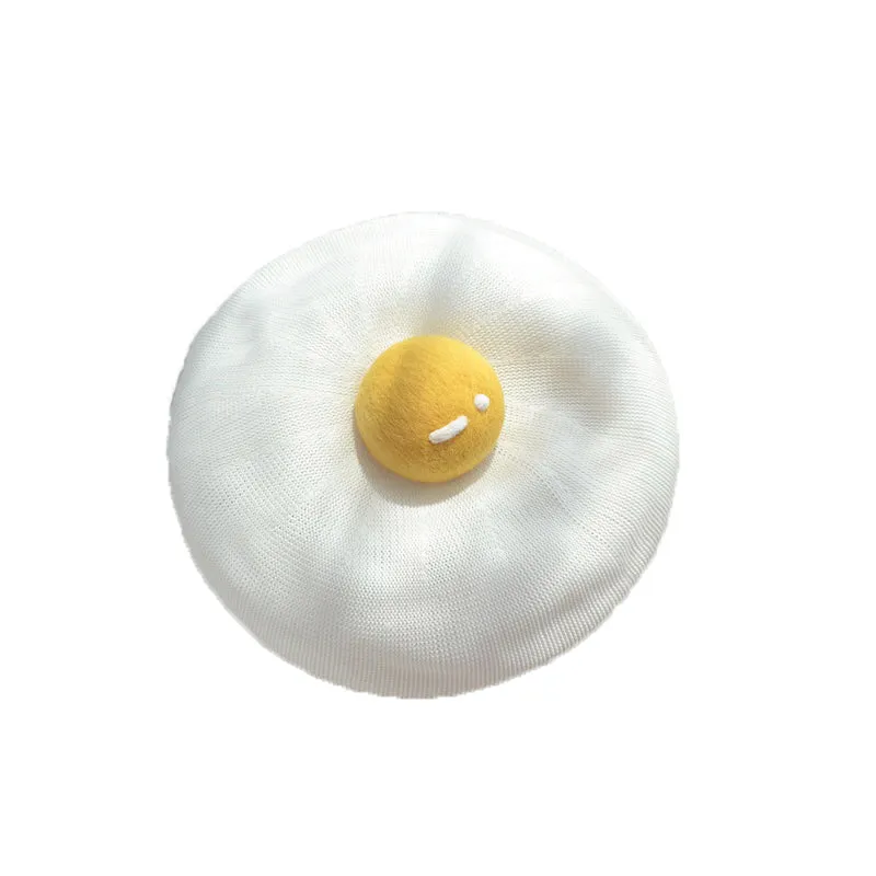 CUTE Handmade Yolk Beret Hat - Buy Now!