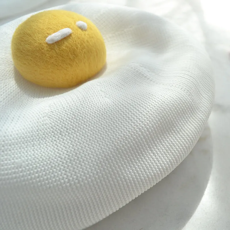 CUTE Handmade Yolk Beret Hat - Buy Now!