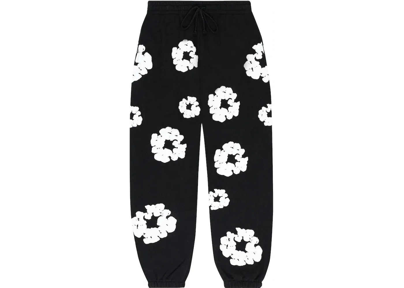 Denim Tears Cotton Wreath Sweatpants - Black