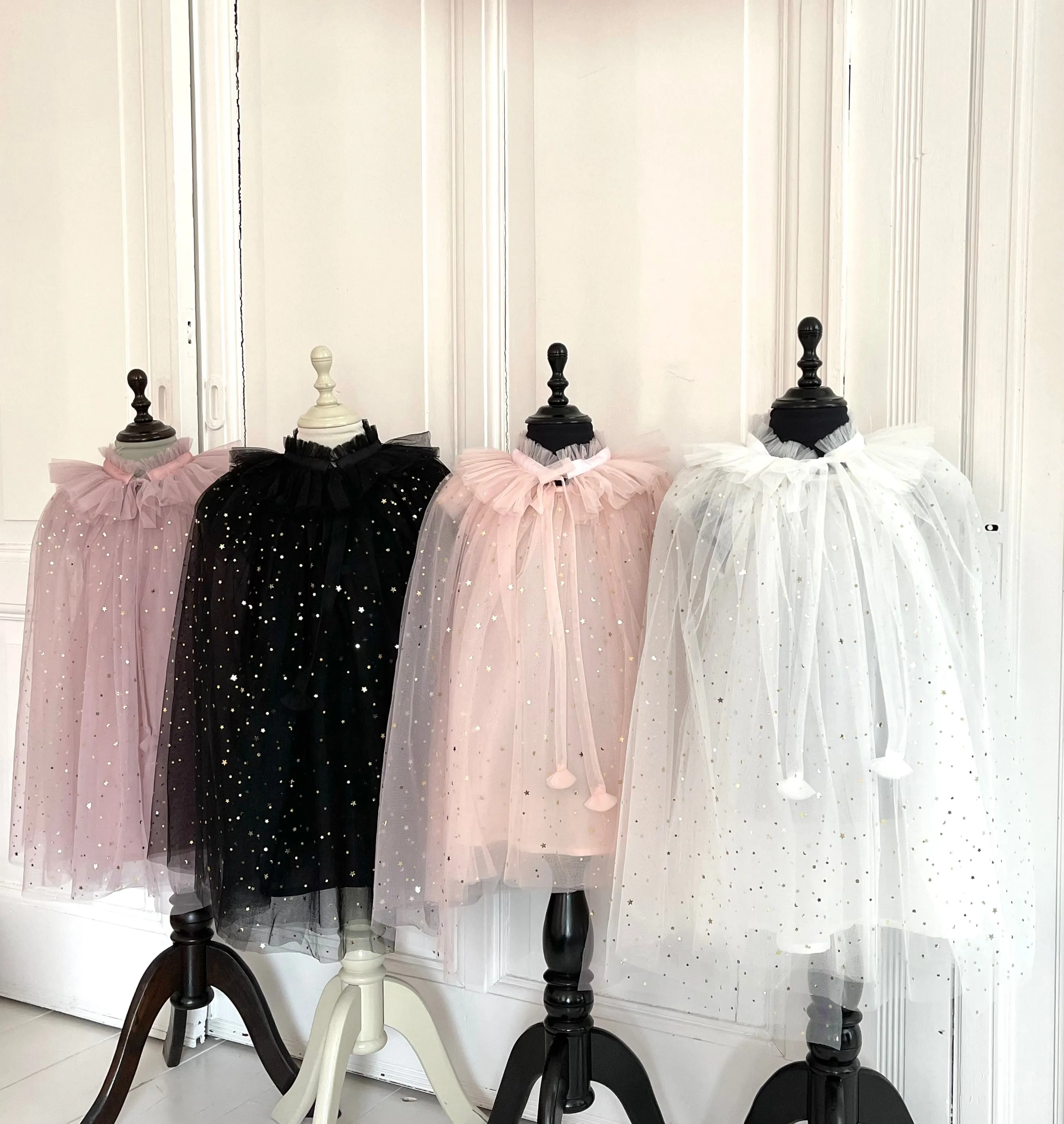 DOLLY STARS & MOON   TULLE CAPE ballet pink