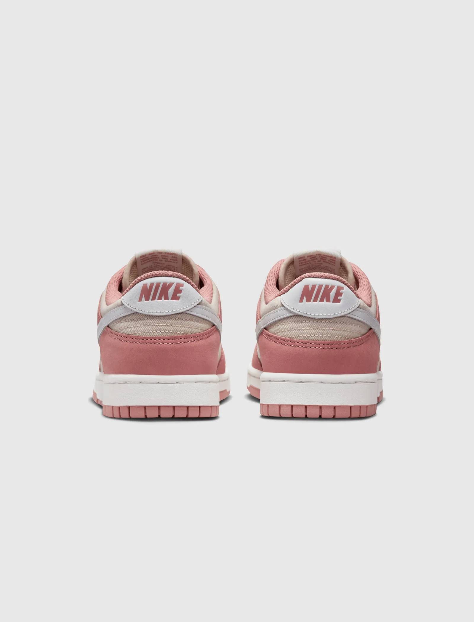 dunk low red stardust nike sneakers