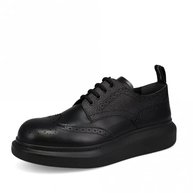 ES Hybrid Brogues, Black - Stylish and Comfortable Men's Shoes for Any Occasion.