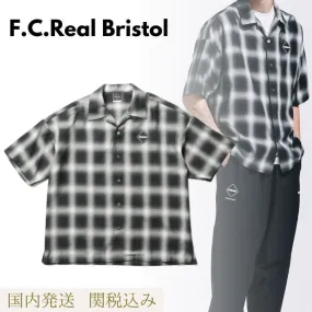 F.C.Real Bristol  |Other Plaid Patterns Unisex Street Style Cotton