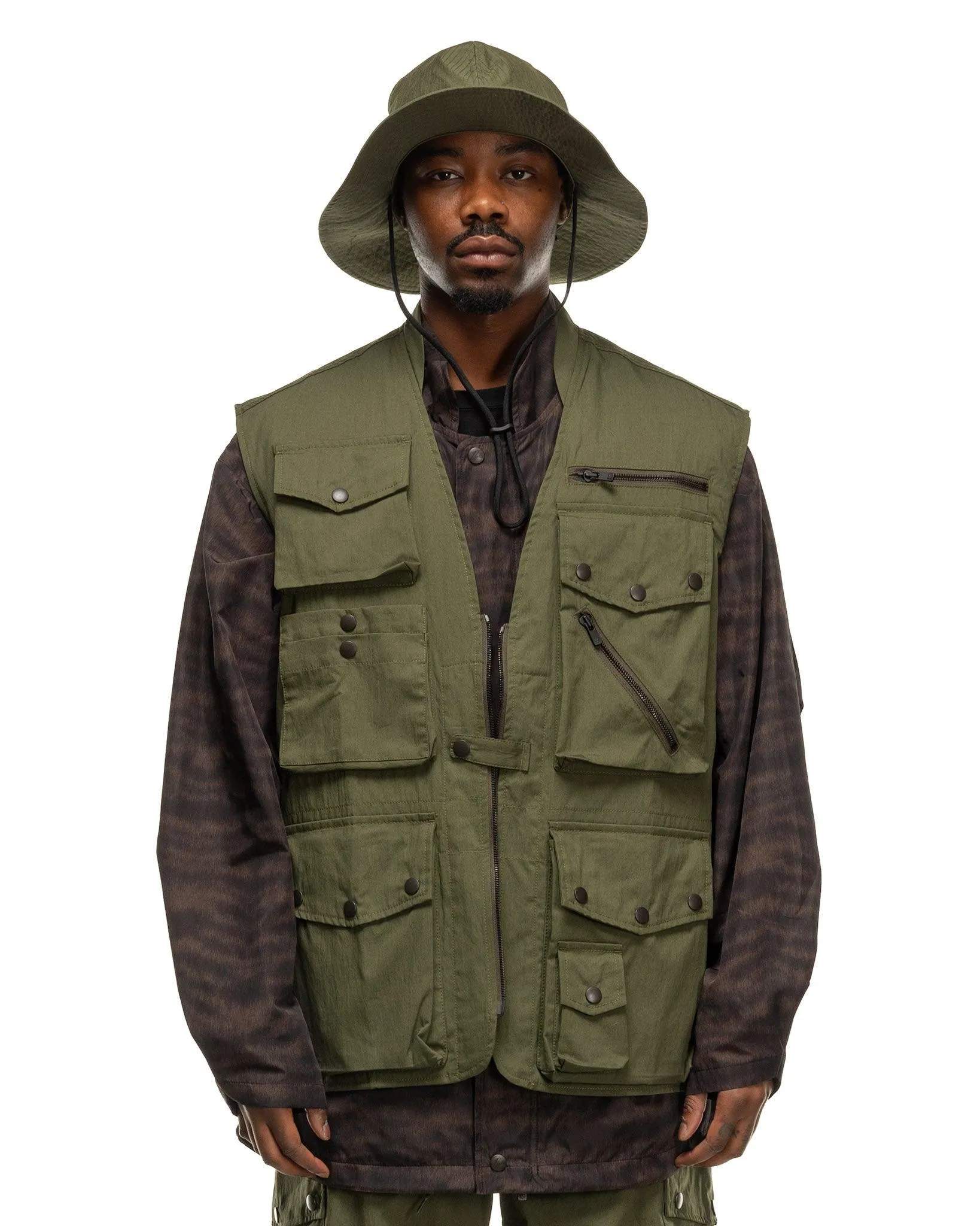 Field Vest - C/N Oxford Cloth Olive