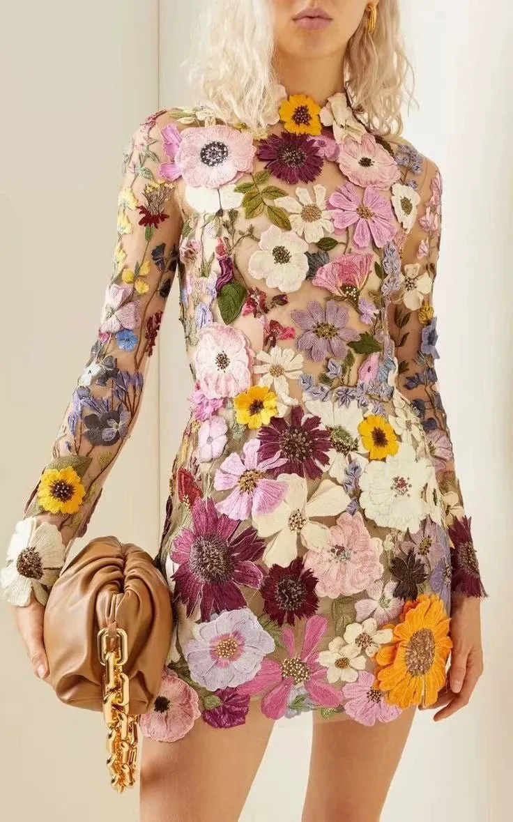 Floral Sling Bag Buttock Mini Dress Women's Fashion - Buy Now