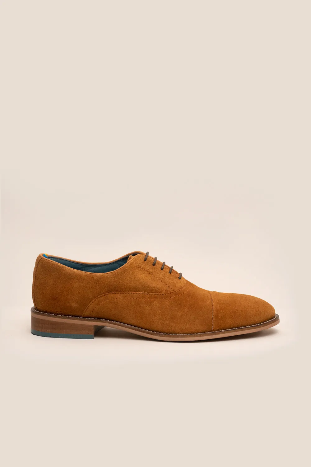 Google-friendly: William Suede Tobacco Shoes