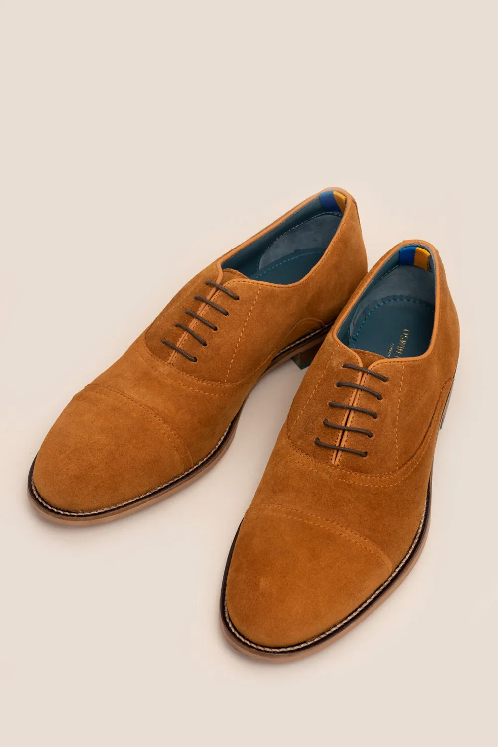 Google-friendly: William Suede Tobacco Shoes