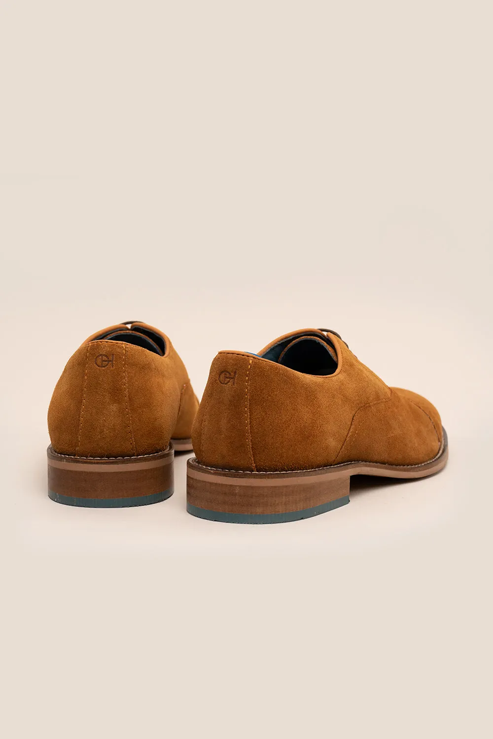 Google-friendly: William Suede Tobacco Shoes