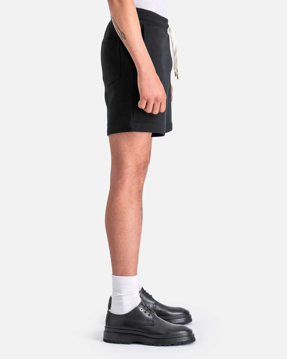 Gradient Arch Logo Sweatshort - Black