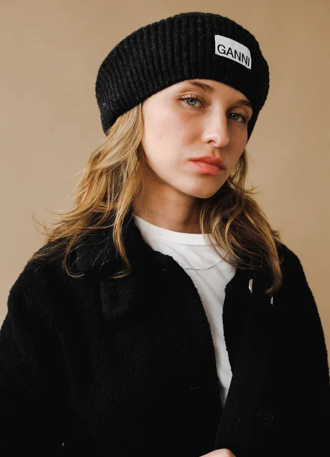 Great. Here's the result: Stylish Rib Knit Beret - A4430