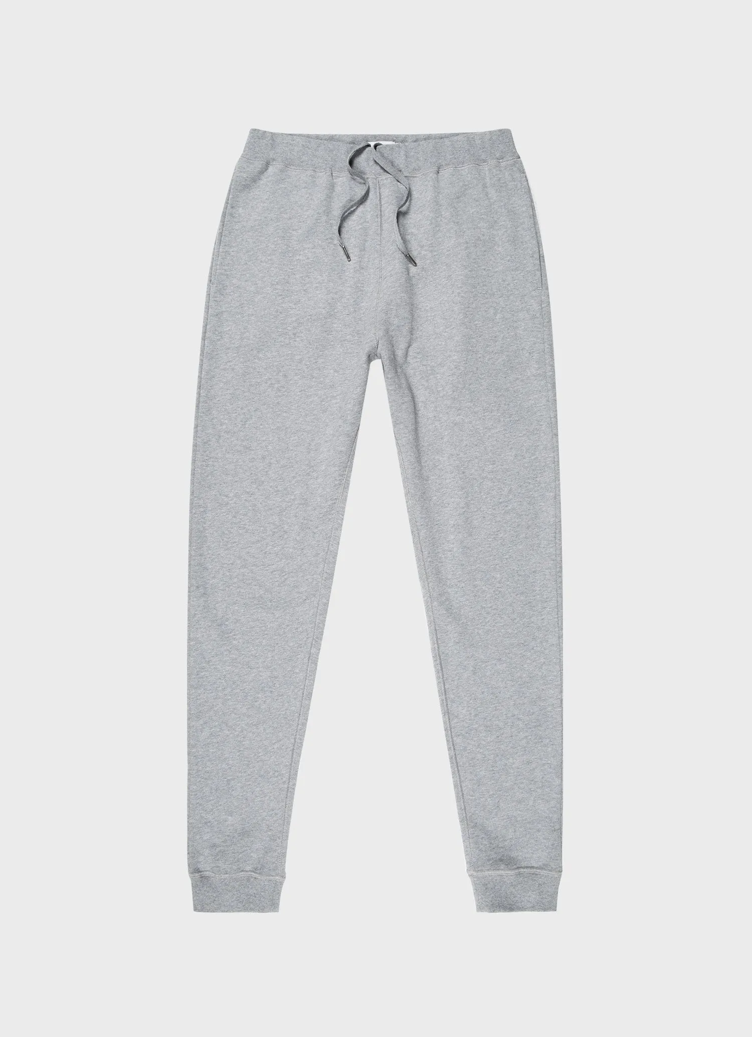 Grey Melange Men's Loopback Sweatpants