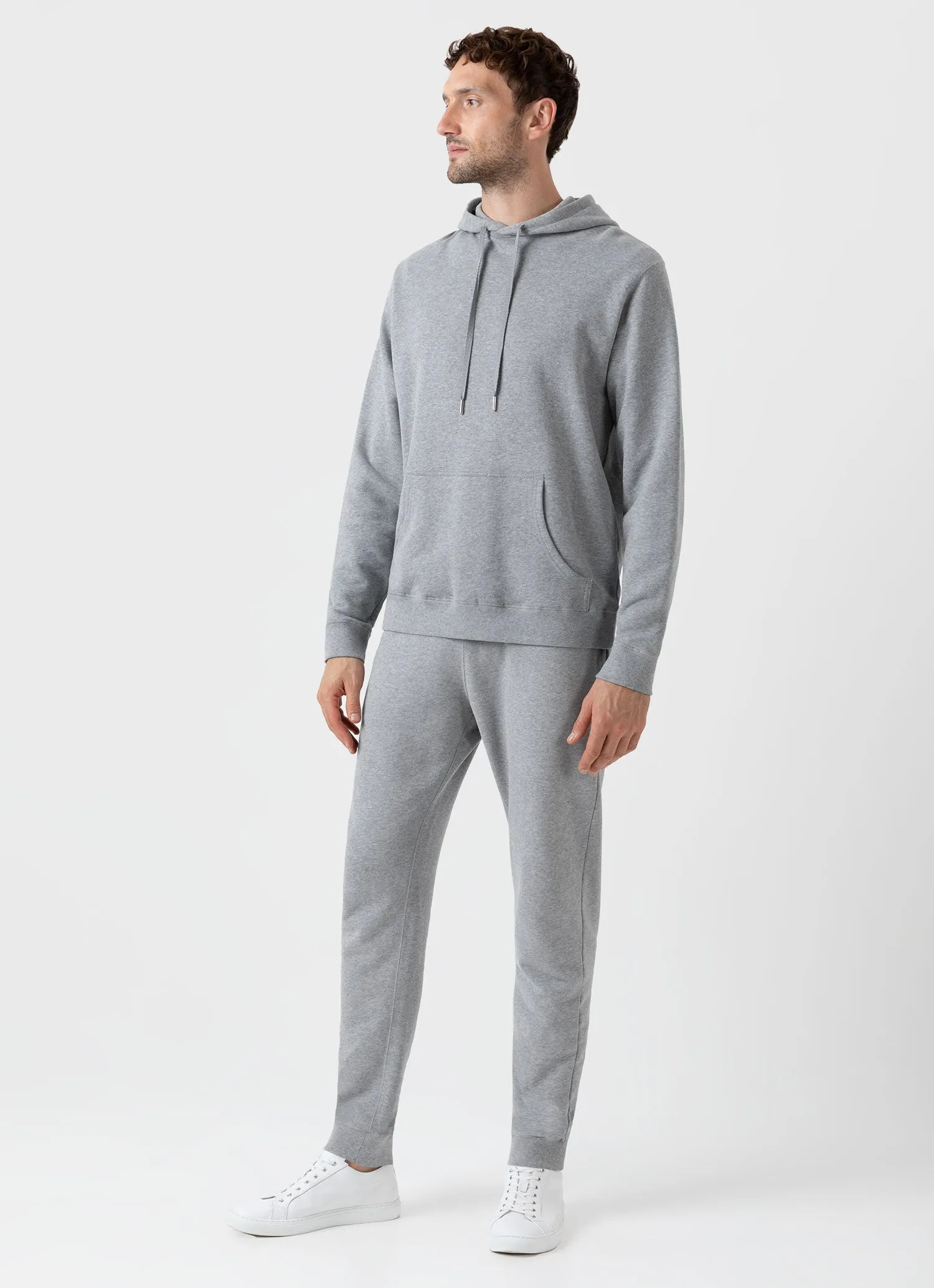 Grey Melange Men's Loopback Sweatpants