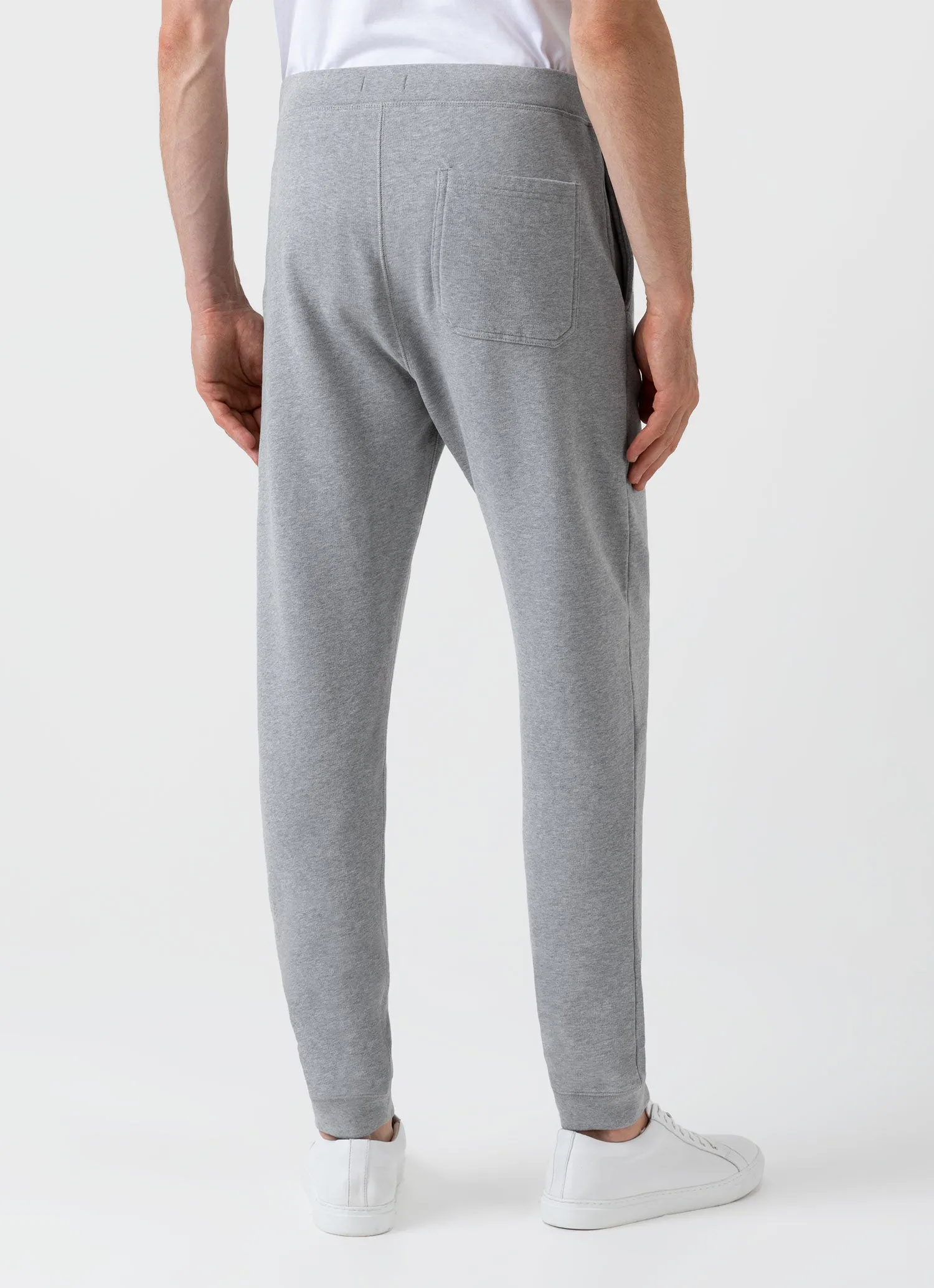 Grey Melange Men's Loopback Sweatpants