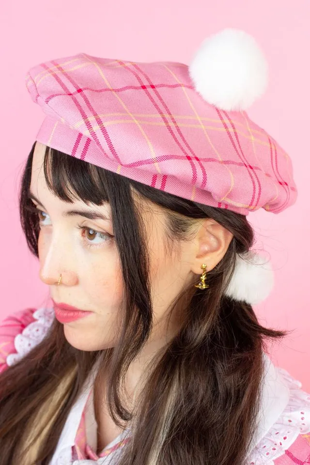 Happy Tartans Beret (4 Colors)