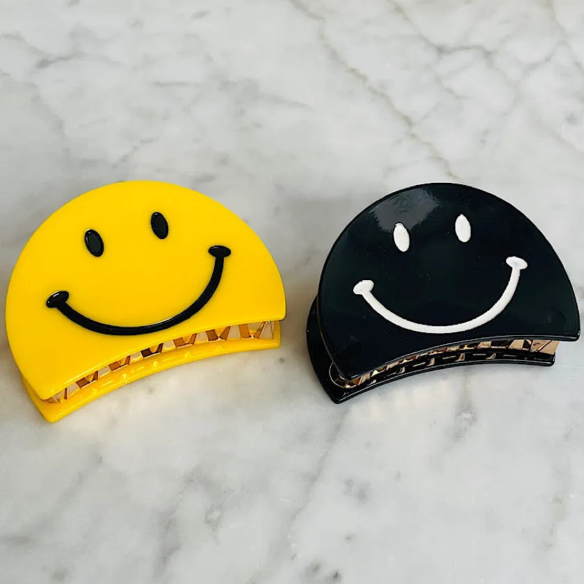 Happy Vibes Hair Claw Clip