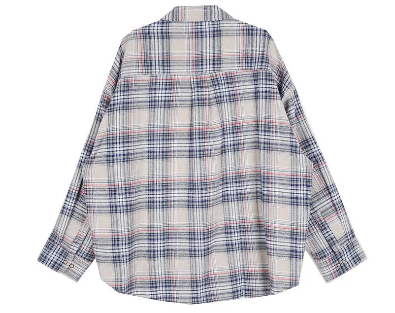 HOLY IN CODE  |Other Plaid Patterns Unisex Street Style Long Sleeves Cotton