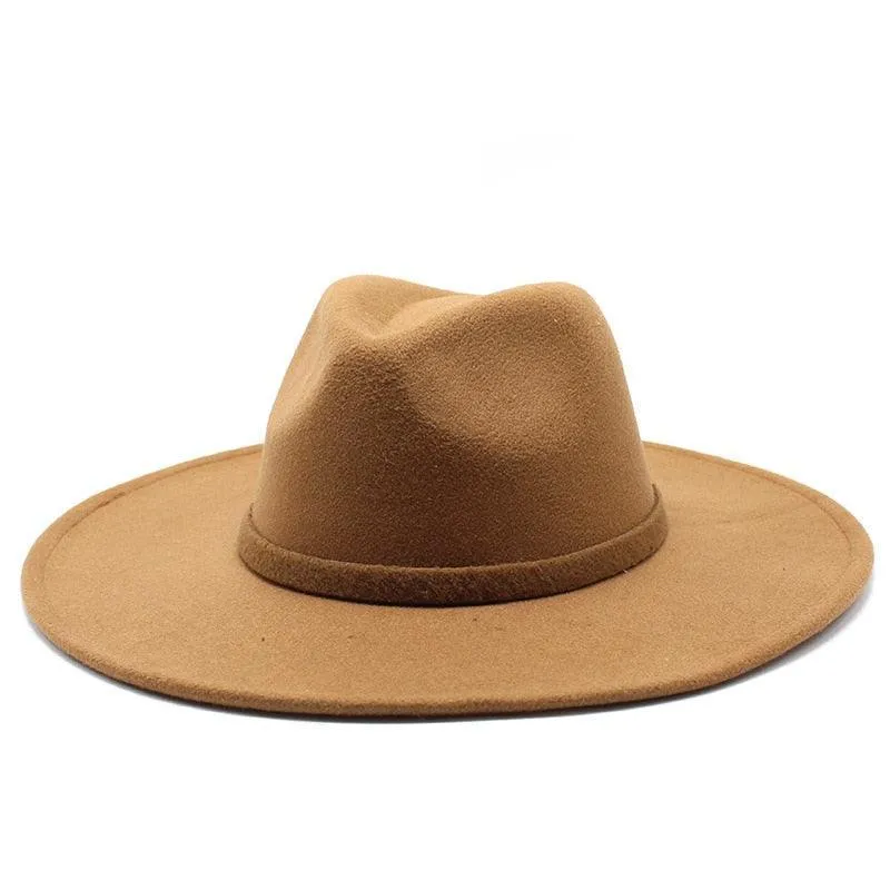 Jazz Wide Brim Fedora Hat