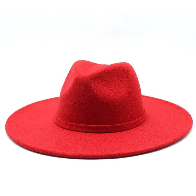 Jazz Wide Brim Fedora Hat