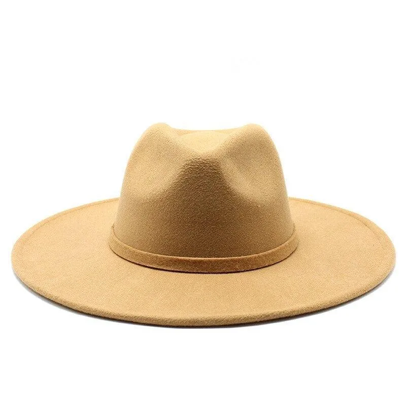 Jazz Wide Brim Fedora Hat