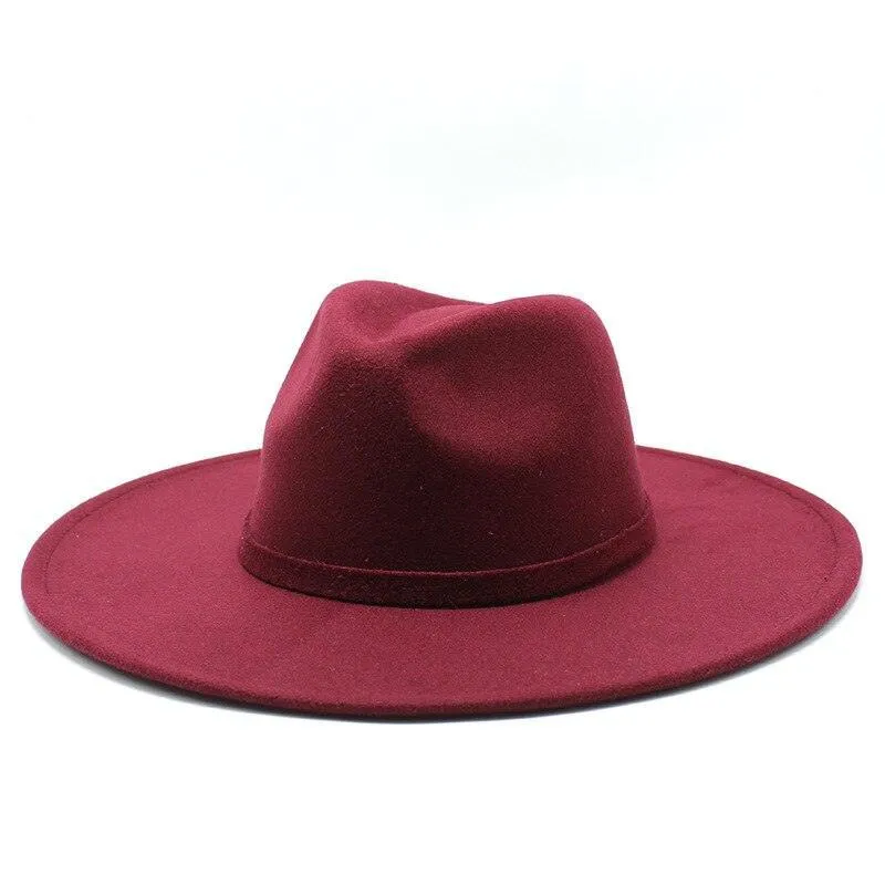 Jazz Wide Brim Fedora Hat