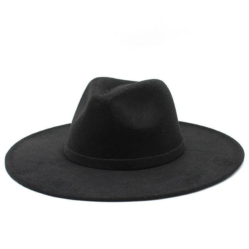 Jazz Wide Brim Fedora Hat