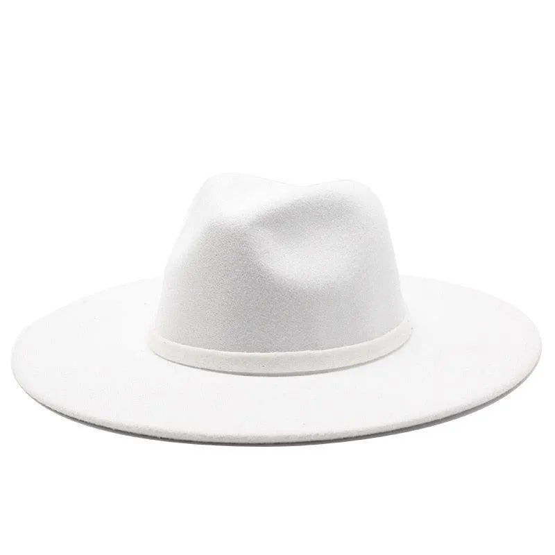 Jazz Wide Brim Fedora Hat