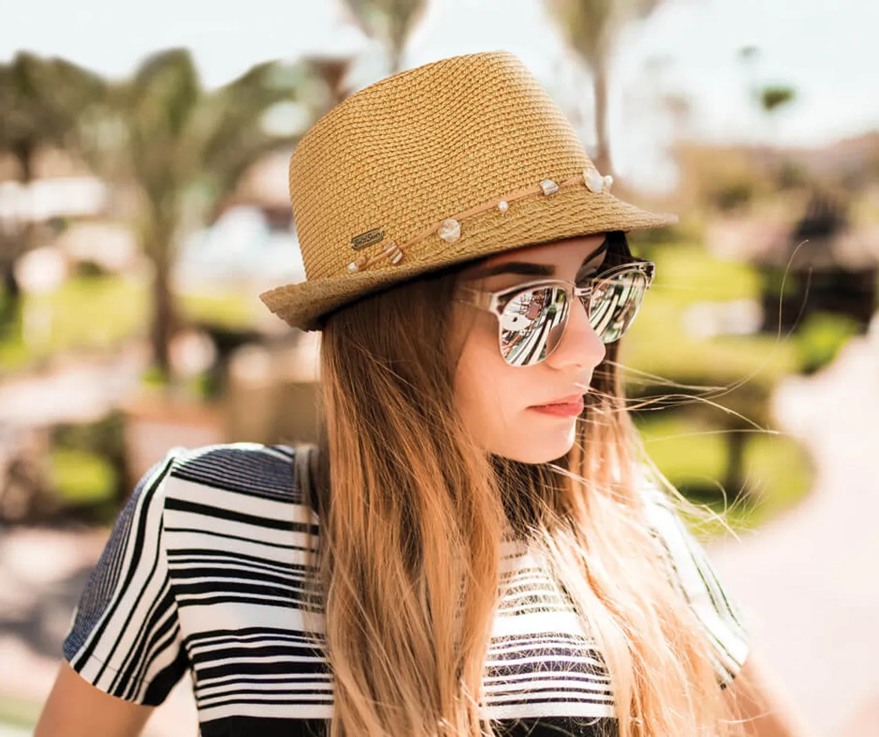 Jolly Ivory Paper Straw Fedora Hat