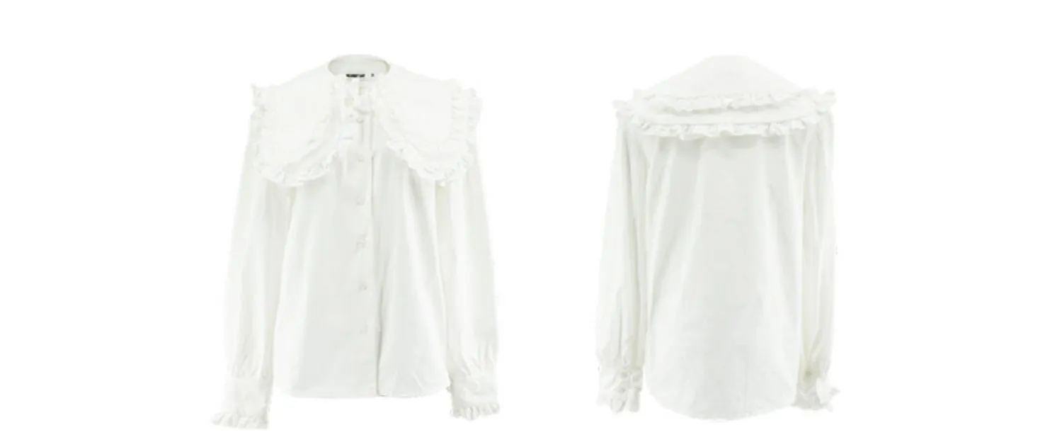 K-drama heroine outfit white shirt and vest