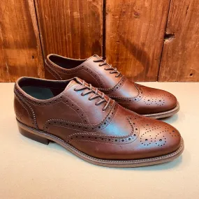 Kingsley Heath Tan/Choc Brogue Shoe