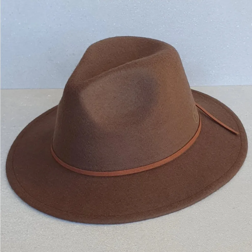 KJH SURF Brown Fedora for Finns Bay Kids