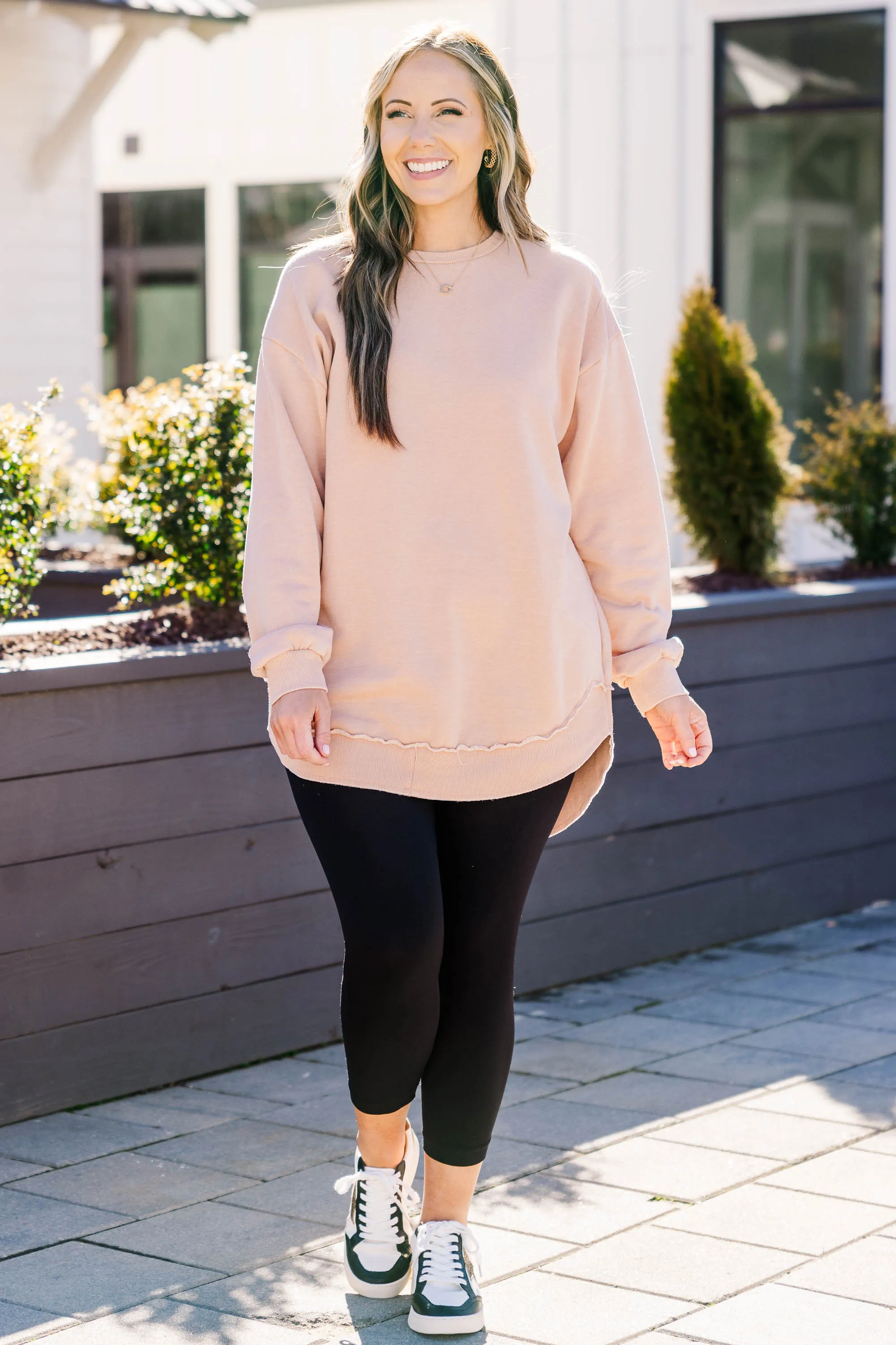 Life Pink Tunic Toasted Almond