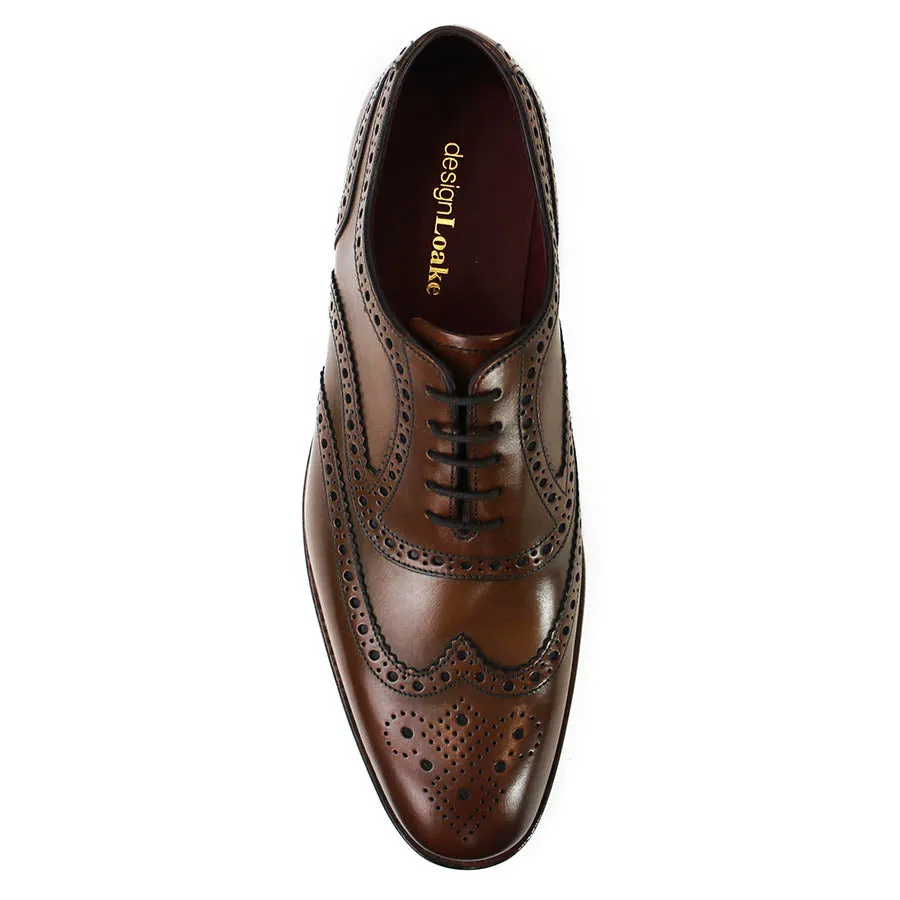 Loake Kerridge Oxford Brogues, Cedar - Buy Now