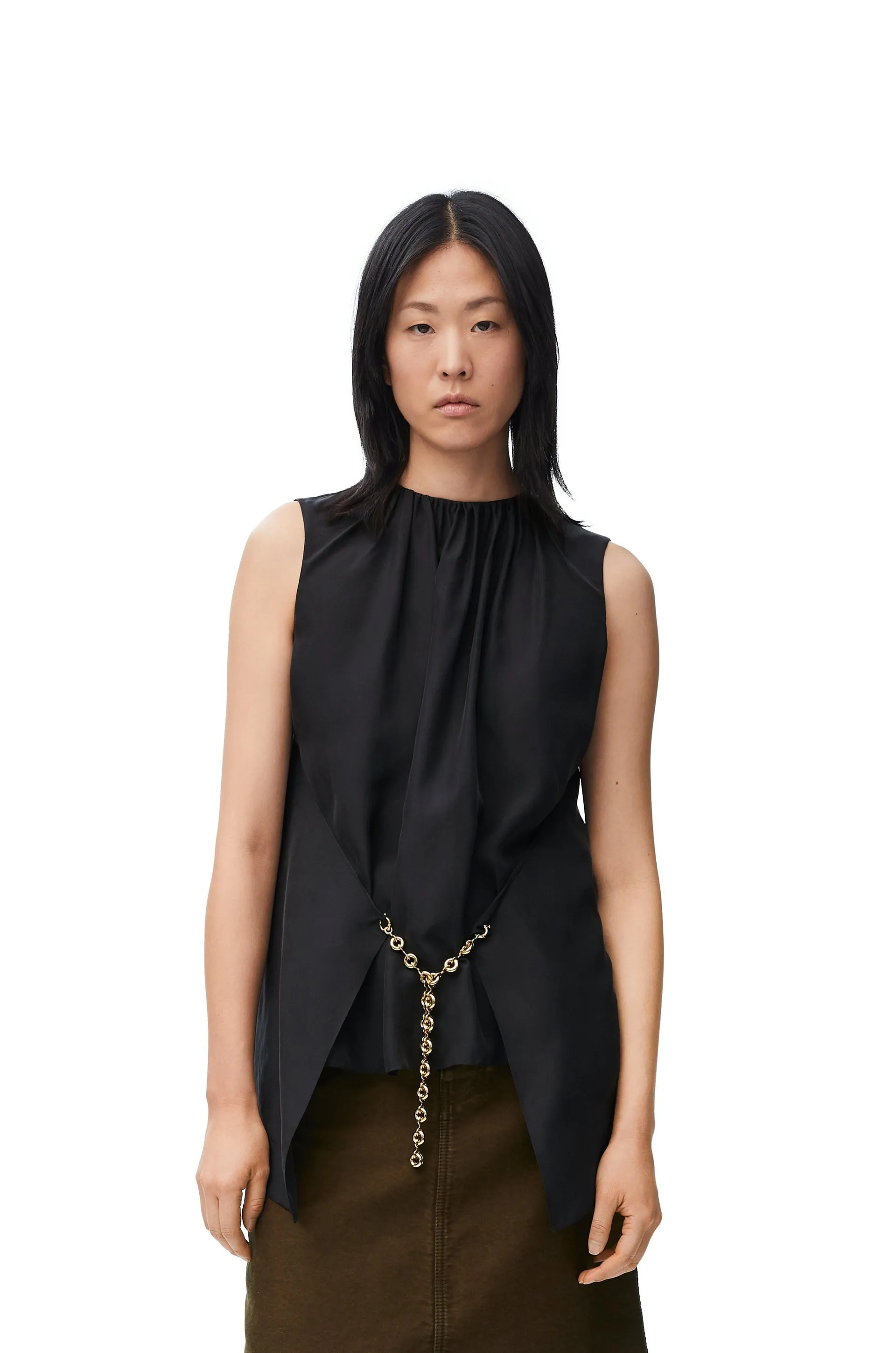 LOEWE  |Chain top in silk