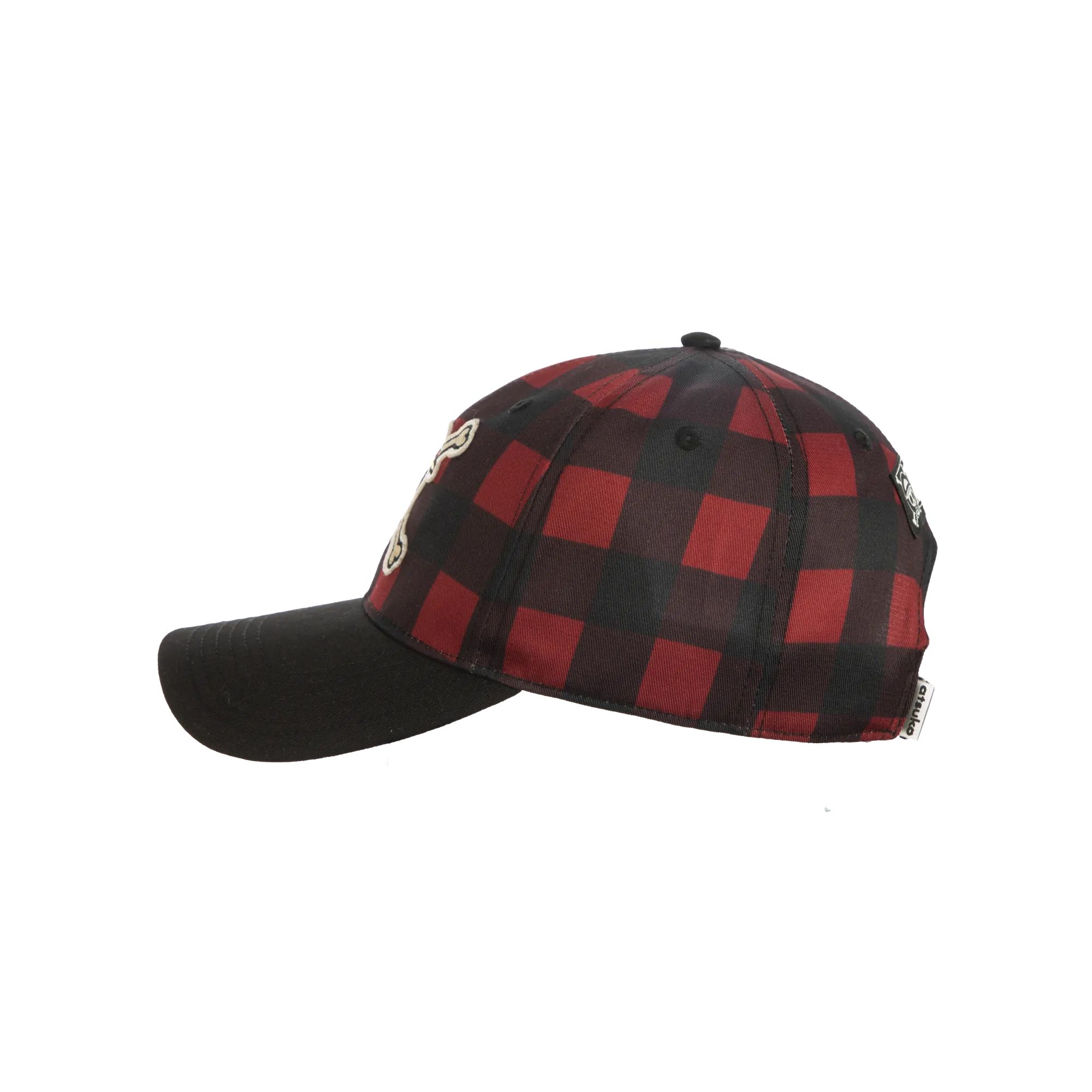 Logo Plaid Strapback Hat