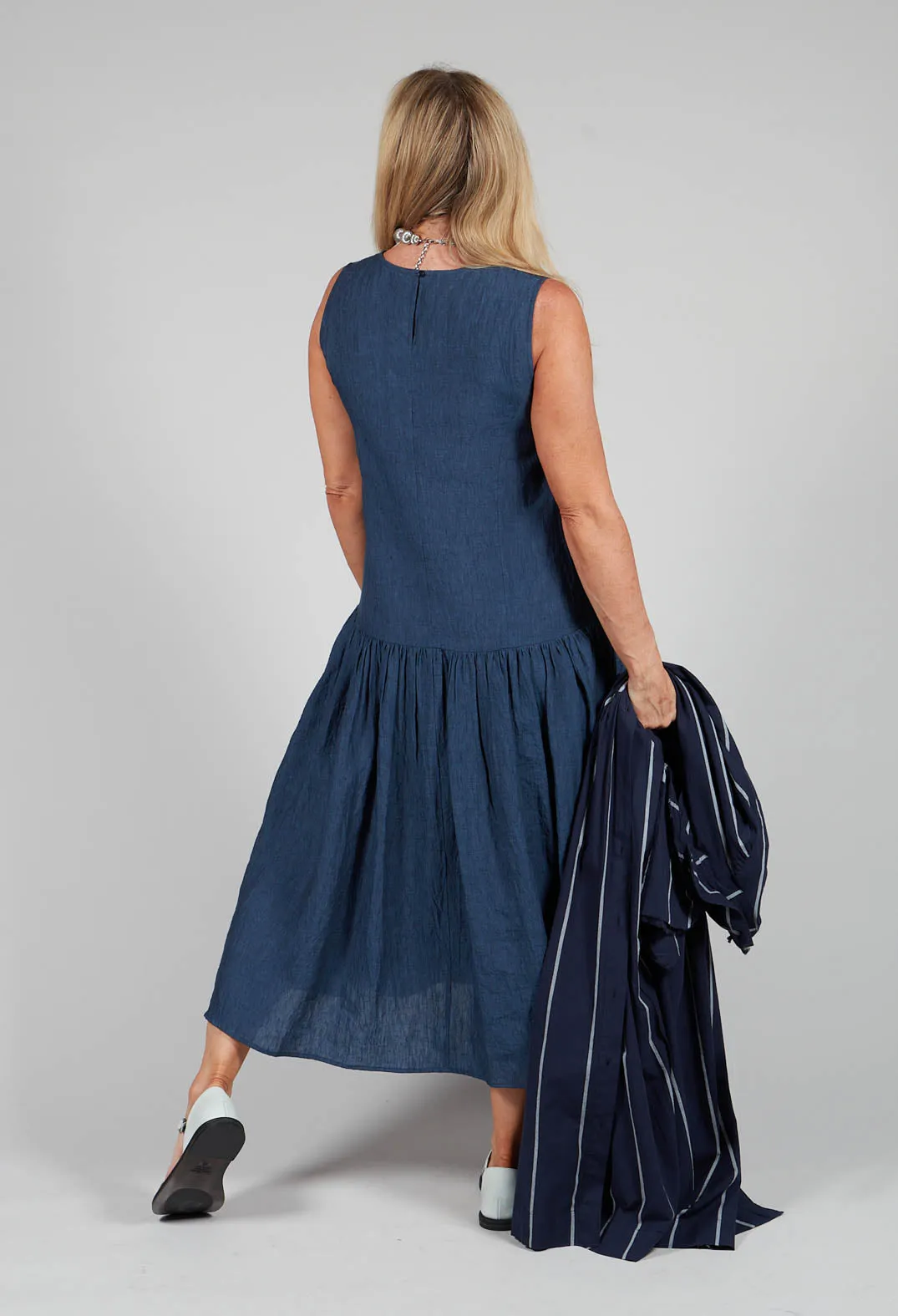 Longline Dress in Denim