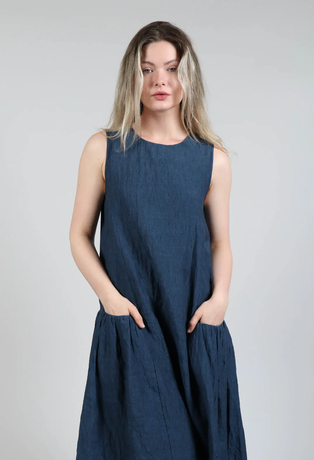 Longline Dress in Denim