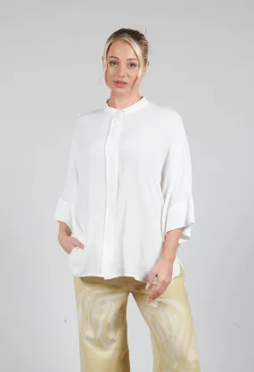 Longline Shirt in White