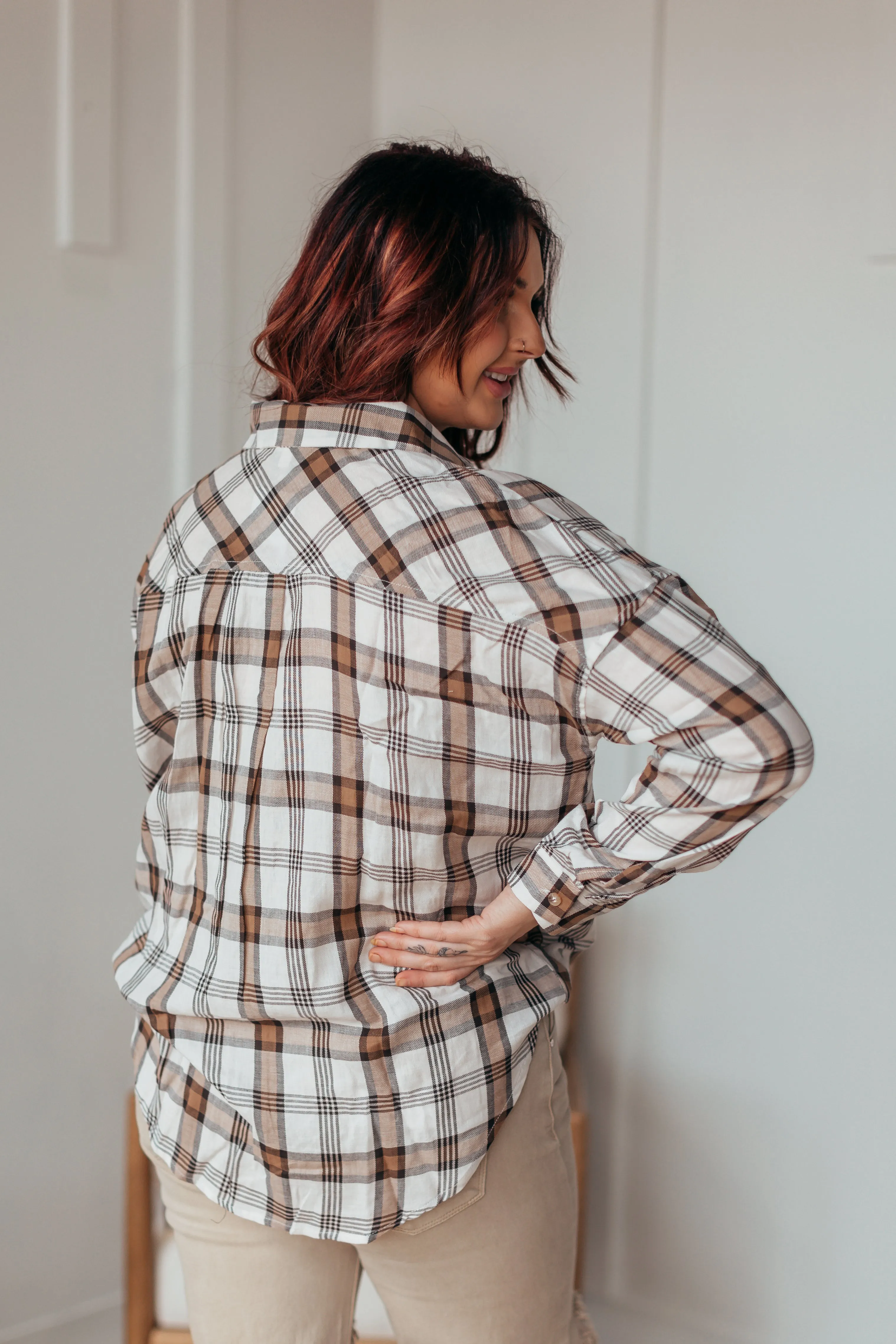 Louisana Lightweight Plaid Top