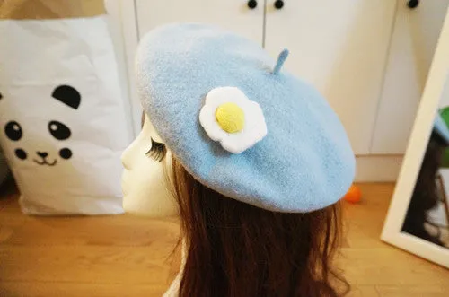 Macaroon Egg Beret - BY51026