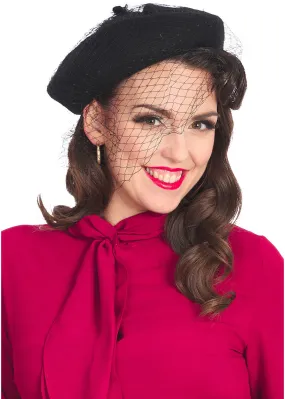 Maggie Net 1960s Black Beret Banned.