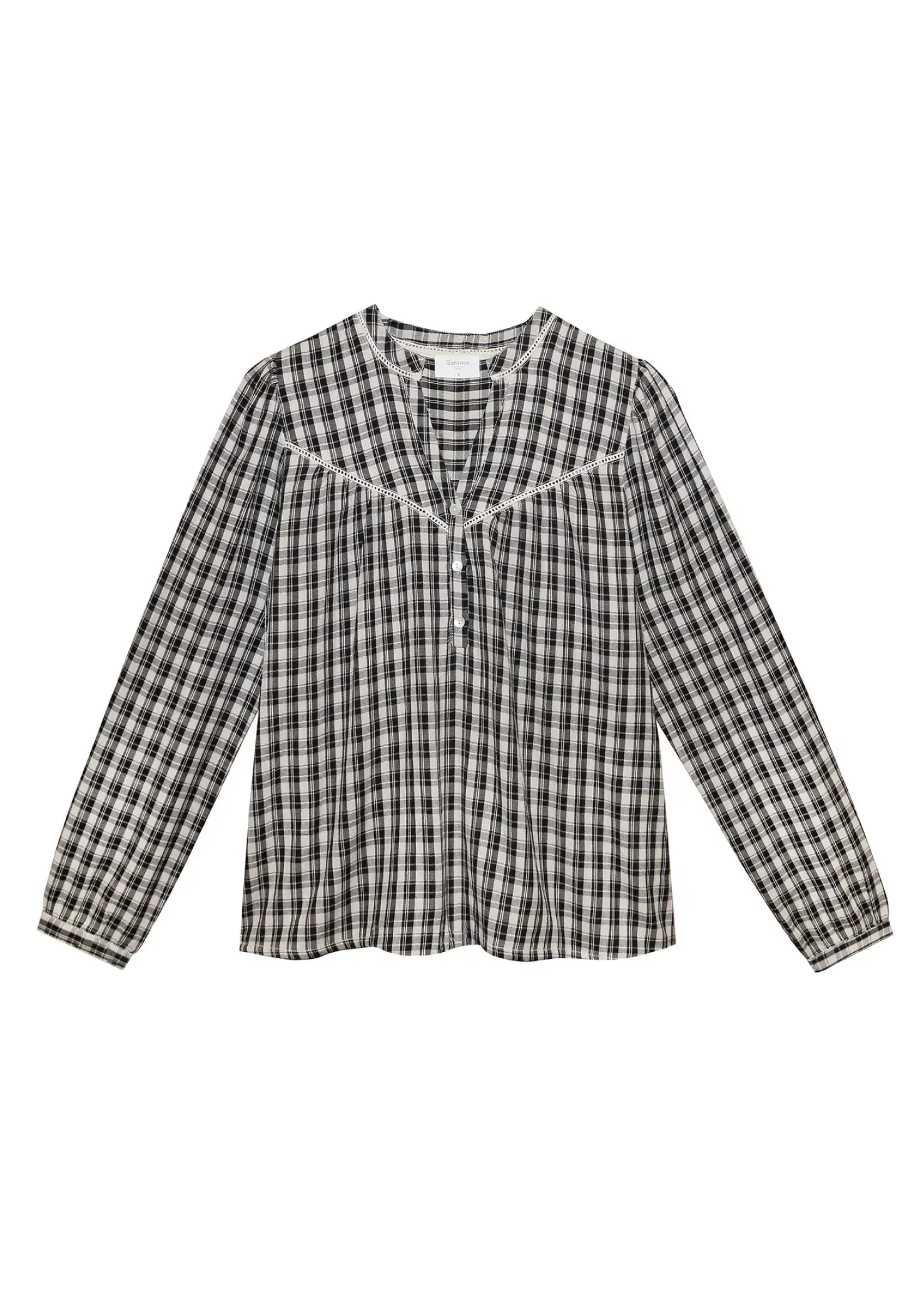 Meko Plaid Blouse