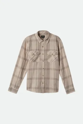 Memphis Linen Blend Long Sleeve Shirt - Whitecap Cinder Grey