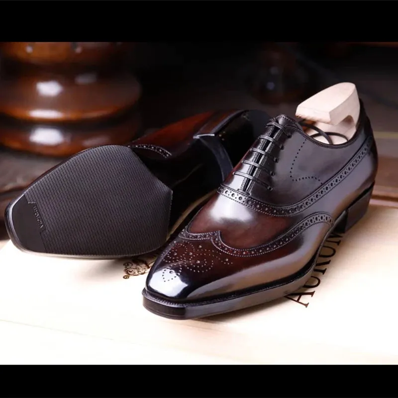 Men's Brown Brogue Shoes